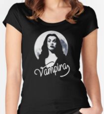 VAMPIRA MOONLIGHT Women's Fitted Scoop T-Shirt
