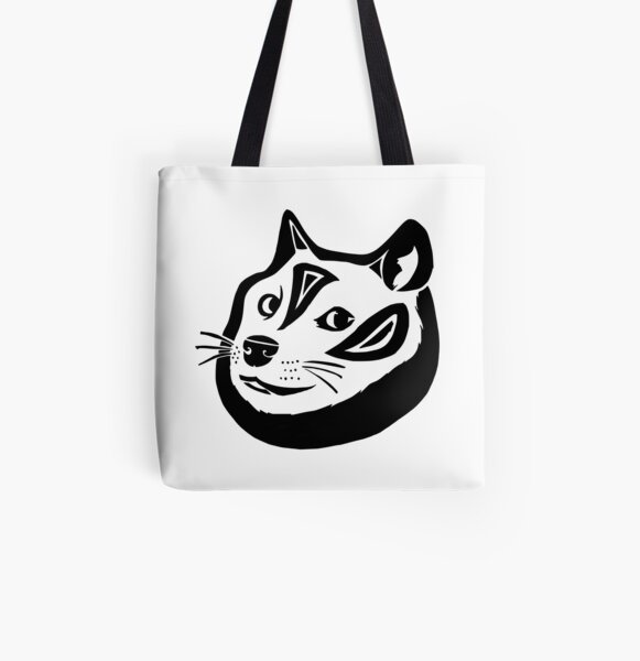Tribalish Doge All Over Print Tote Bag
