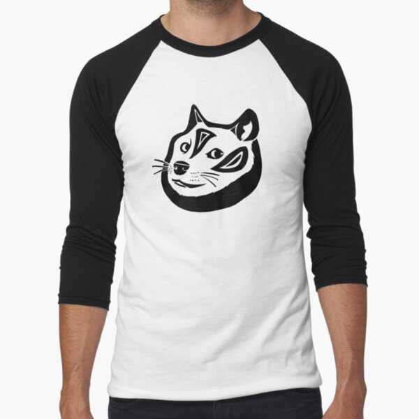 Tribalish Doge Baseball ¾ Sleeve T-Shirt