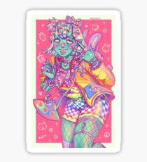 Decora Monstergirl Sticker