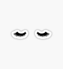 des cils Sticker