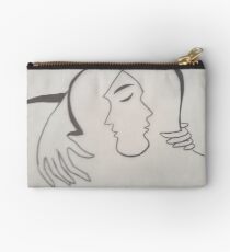 Abstract Couple Studio Pouch