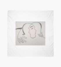 Abstract Couple Scarf