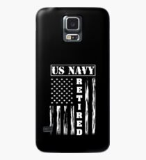 Funda/vinilo para Samsung Galaxy US NAVY Retired - Camiseta de la bandera estadounidense