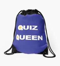 HQ Trivia Quiz Queen Products Drawstring Bag