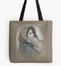 Bolsa de tela La Virgen, Natividad madre e hijo.