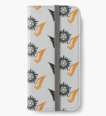 Jäger / Engel iPhone Flip-Case/Hülle/Skin