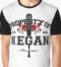 Eigentum von Negan Grafik T-Shirt