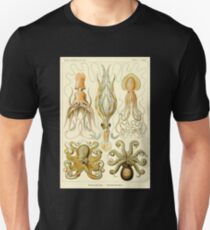 Squid Octopus Marine Biology Science Illustration Cephalopod Unisex T-Shirt