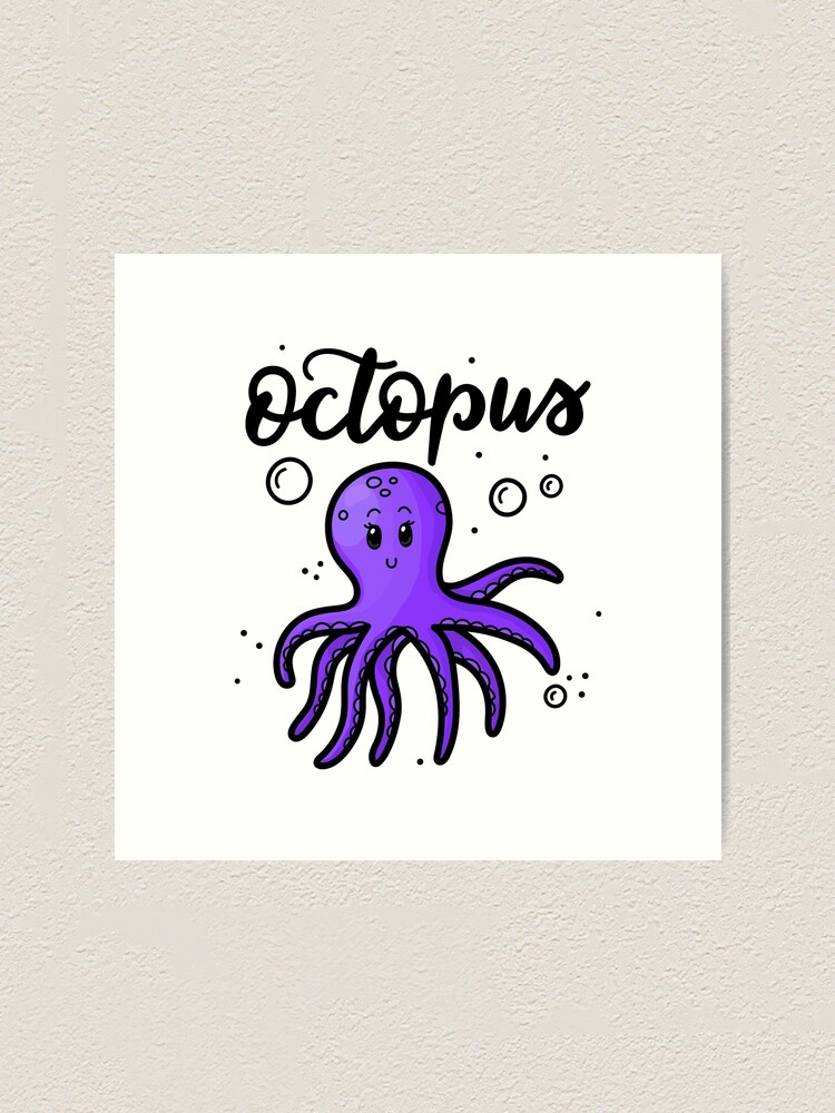 Alternate view of Octopus Art Print