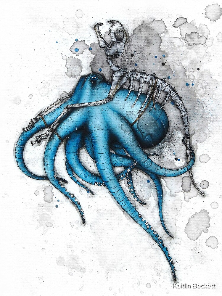 "Cat Exoskeleton" by Kaitlin Beckett Redbubble