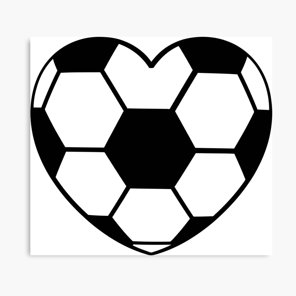 football-heart-shaped-heart-shaped-soccer-ball-canvas-print-by-xsylx-redbubble