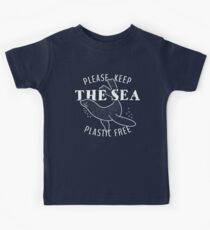 Bitte bewahren Sie die Sea Plastic Free - Seal Kinder T-Shirt