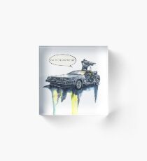 DMC - back to the future Acrylic Block