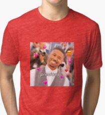 Michael B. Jordan is so f*cking precious Tri-blend T-Shirt