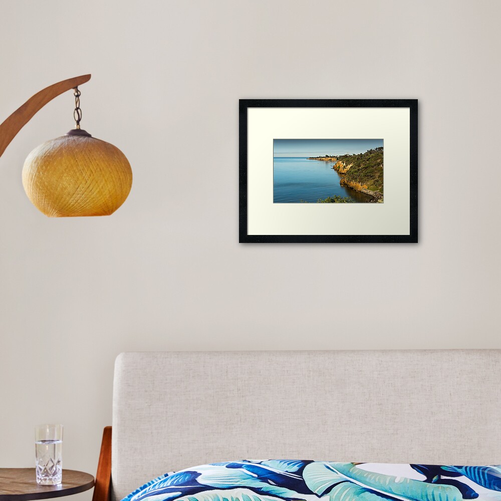 Beaumaris Cliffs 2 Framed Art Print