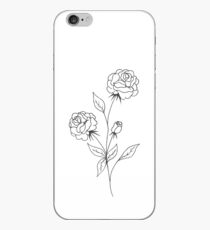 Line Art Rose iPhone Case