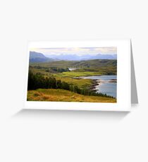 Torridan Mountains Greeting Card