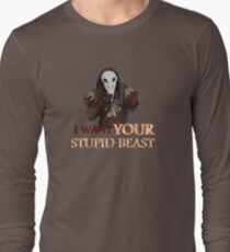 Camiseta de manga larga Quiero tu BESTIA ESTÚPIDA