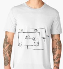 Diagram, Pattern, design, tracery, weave, Physics, education, electricity, #Diagram, #Pattern, #design, #tracery, #weave, #Physics, #education, #electricity Men's Premium T-Shirt