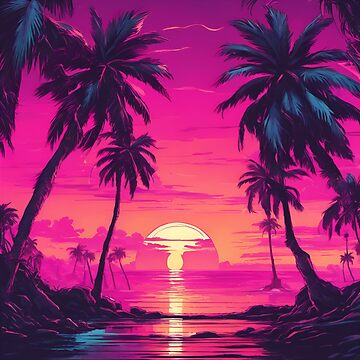 Artwork thumbnail, Tropical Beach Sunset by inspire-gifts