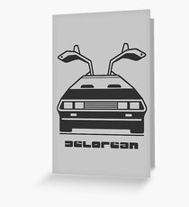 DeLorean Greeting Card