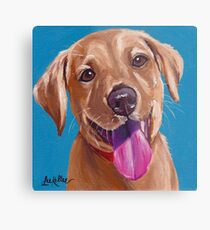 Lámina metálica Red Labrador Retriever Arte