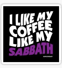 I like my Coffee like my Sabbath Sticker