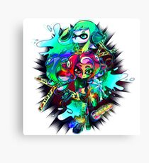 RetroOcto Canvas Print