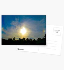 Double Sundog At Sunset Postcards