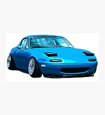 Slammed JDM Miata Photographic Print