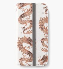 Chinese Dragon – Rose Gold Palette iPhone Wallet/Case/Skin