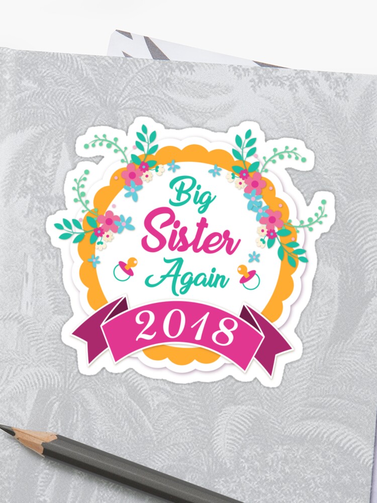 Big Sister Again Gender Reveal Shirts Pregnant Shirts New Mom