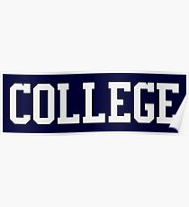 Animal House College Shirt Poster