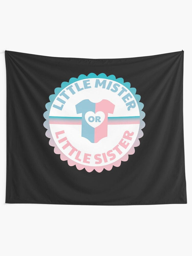 Little Mister Or Little Sister Gender Reveal Shirts Pregnant