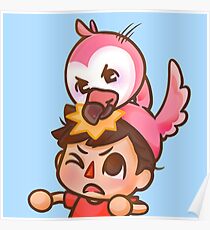 Póster AlbertsStuff Flamingo