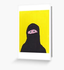 Niqab Greeting Card