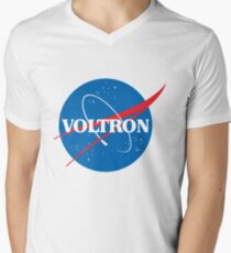NASA (but it's voltron) Men's V-Neck T-Shirt