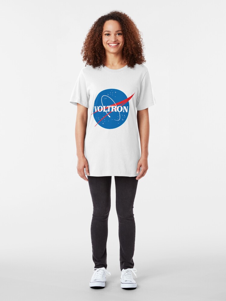 Alternative Ansicht von NASA (aber es ist voltron) Slim Fit T-Shirt