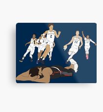 Michigan Game Winner Celebration Metal Print