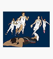 Michigan Game Winner Celebration Photographic Print