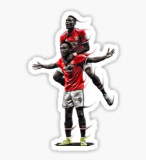 Pegatina PAUL POGBA Y ROMELU LUKAKU / CUBIERTA ESPECIAL