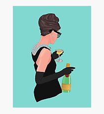 Holly Golightly - Champagne At Tiffany's Photographic Print