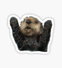 happy otter Sticker