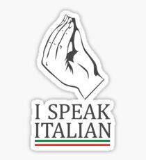 Pegatina Funny I Speak Italian Pride Italia Italia Shirt