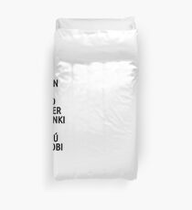 La Casa de Papel Names of Cities Duvet Cover