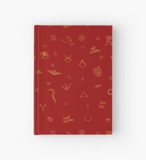 Red Rising Pattern Hardcover Journal
