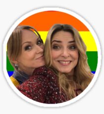 vanessa & charity Sticker