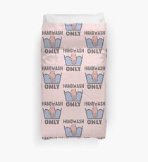Handwash Only (pink) Duvet Cover