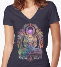 Cosmic Bodhi Women's Fitted V-Neck T-Shirt